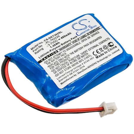 Replacement For Educator Et-300Receiver Battery
